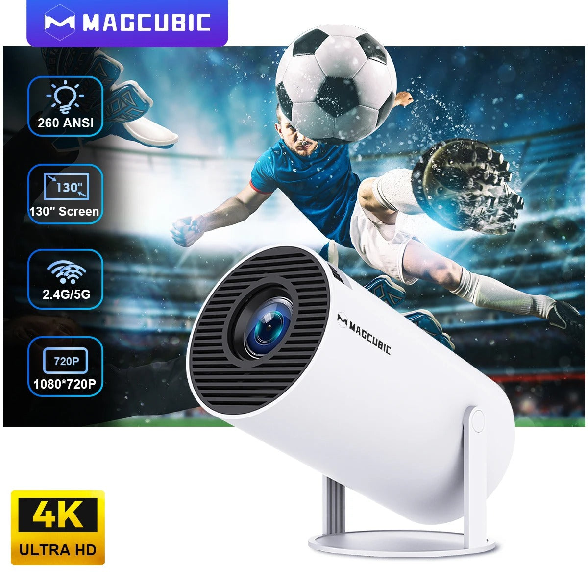 Projector HY300 Pro 4K